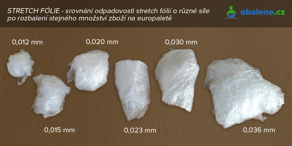 odpad po rozbalení palety