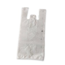 Mikrotenová taška trhacia BIELA PEVNÁ - 10 kg - 30 x 60 cm - blok 100 ks