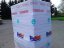 Ruční stretch fólie s vlastním potiskem BÍLÁ 2,1kg - 23my / 500mm