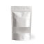 Vrecká Doypack, 250 ml, KRAFT/PET/CPP BIELE s okienkom, ZAOBLENÉ ROHY, 100 ks / bal