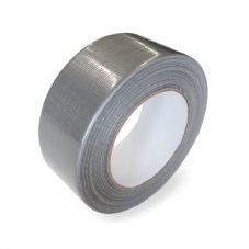 CleverPack Lepiaca textilná páska LDPE Duct tape STRIEBORNÁ 48mm x 50 m