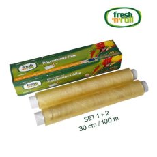 Výhodný balíček Fresh'n'Roll - Potravinová fólia 30cm / 100m + 2x Náhradná rolka 30cm / 100m