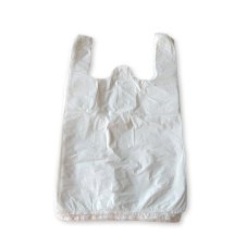 Mikrotenová taška trhacia BIELA - 10 kg - 28 x 50 cm - blok 100 ks