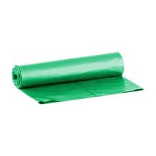 Igelitové vrecia LDPE 120L 40my ZELENÉ - rolka 25 ks