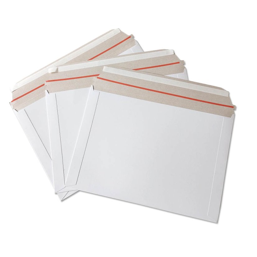 Kartonová obálka 250x353mm BÍLÁ (balení 100 ks)