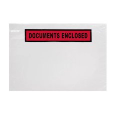 Nalepovacia obálka C5 PRIEHĽADNÁ / číra s potlačou 235 × 175 mm (balenie 100 ks)