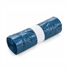 Sáčky do koše zatahovací  60L  modré - 60 x 80 cm - role 10 ks