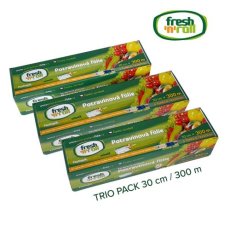 Výhodný balíček Fresh'n'Roll - 3 ks Potravinovej fólie 30cm / 300m