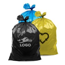 Igelitové vrecia s vlastnou potlačou 120L SILNÉ / 80my - rolka 15 ks