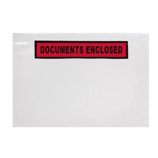Nalepovací obálka C6 PRŮHLEDNÁ s potiskem 175 × 132mm (balení 100 ks)