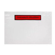 Nalepovacia obálka C5 PRIEHĽADNÁ / číra s potlačou 235 × 175 mm (balenie 100 ks)