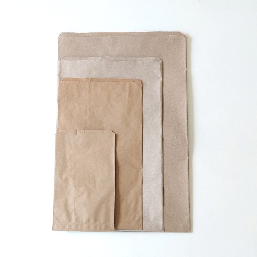 Kupecké papírové sáčky 5 kg, 28x49 cm (balení 1 kg)