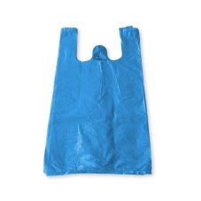Mikrotenová taška trhacia MODRÁ 15 kg - 36 x 70 cm - blok 100 ks