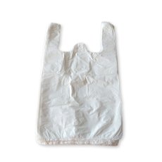 Mikrotenová taška trhacia BIELA - 10 kg - 28 x 50 cm - blok 100 ks