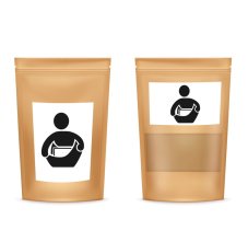 Papierová etiketa ČIERNOBIELA 50 x 80 mm s vlastnou potlačou