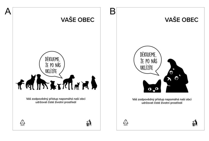 Sáčky na psí exkrementy černé S VLASTNÍM POTISKEM