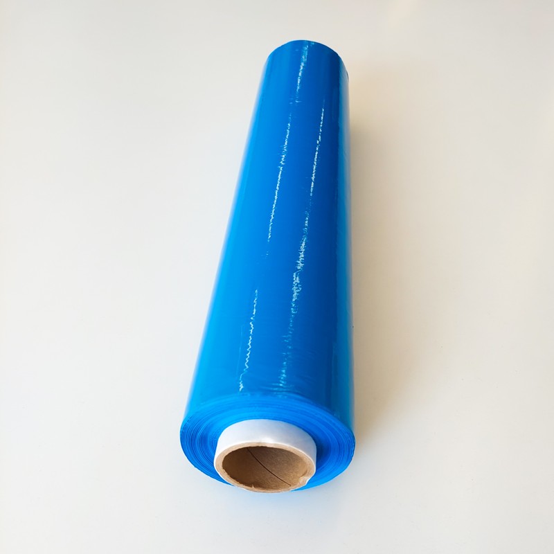 Ruční stretch fólie MODRÁ 3 kg - 23 my / 500 mm