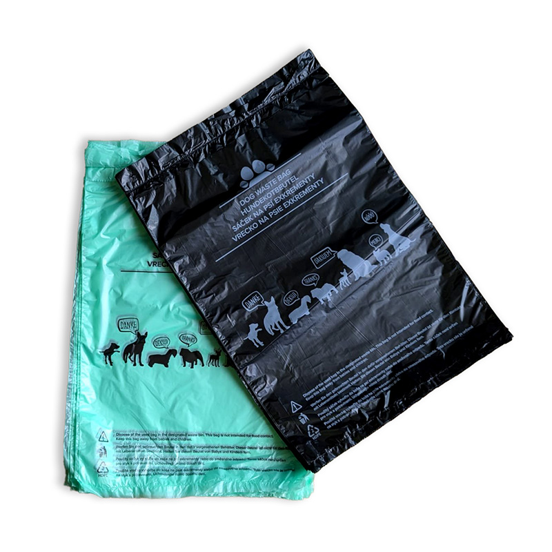 Vrecká na psie exkrementy čierne 20 x 28 cm - blok 50 ks