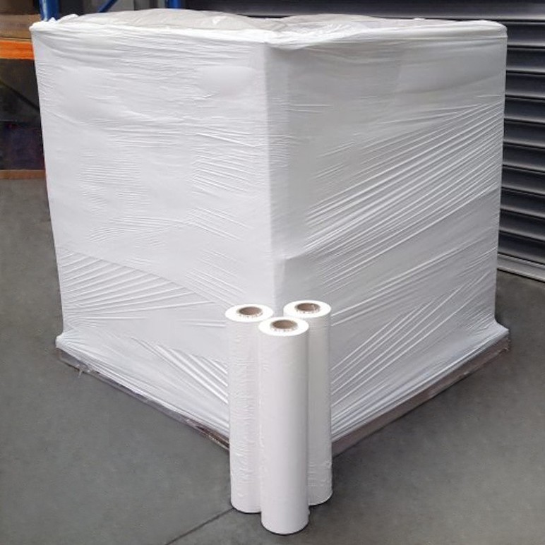 Ruční stretch fólie BÍLÁ 2,1kg - 23my / 500mm