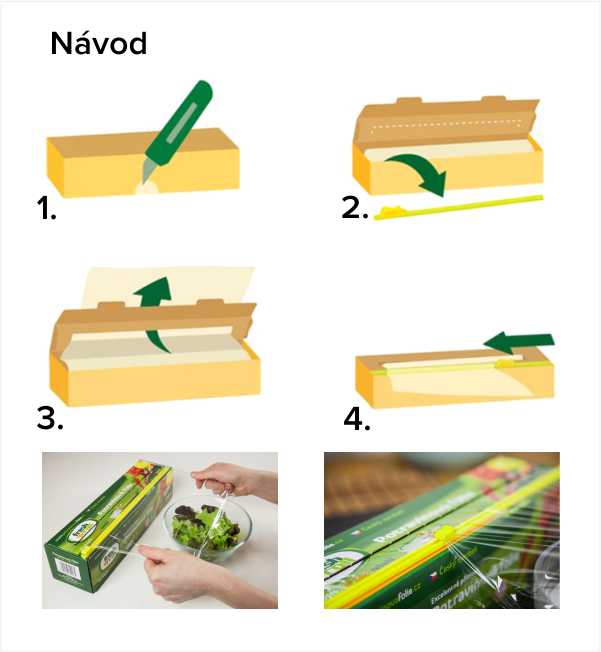 Výhodný balíček Fresh'n'Roll - 2 ks Potravinovej fólie 30cm / 300m