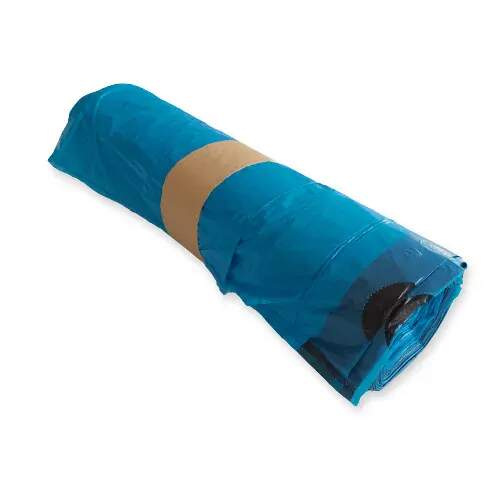 Igelitové pytle na odpad ZATAHOVACÍ 120L MODRÉ - 70 x 110 cm - role 25 ks