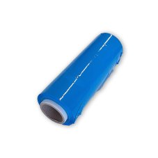 Ruční stretch fólie MODRÁ 25 cm - 150 m - 23 my / 250 mm
