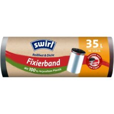 SWIRL Zaťahovacie vrecia na odpad s elastickým lemom 35L - rolka 10 ks