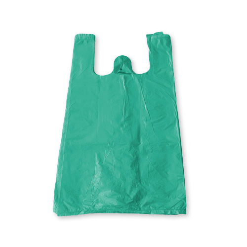 Mikrotenová taška trhací ZELENÁ - 7 kg - 28 x 50 cm - blok 100 ks