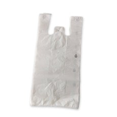 Mikrotenová taška trhacia BIELA EXTRA PEVNÁ - 10 kg - 30 x 60 cm - blok 100 ks