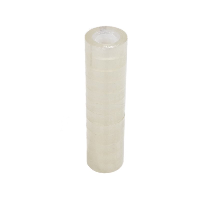 Kancelářská izolepa TRANSPARENT - lepicí páska 19mm x 33m (balení 8 ks)