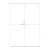 Etikety 105 × 148 mm biele matné 4 ks/A4 (100 listov)